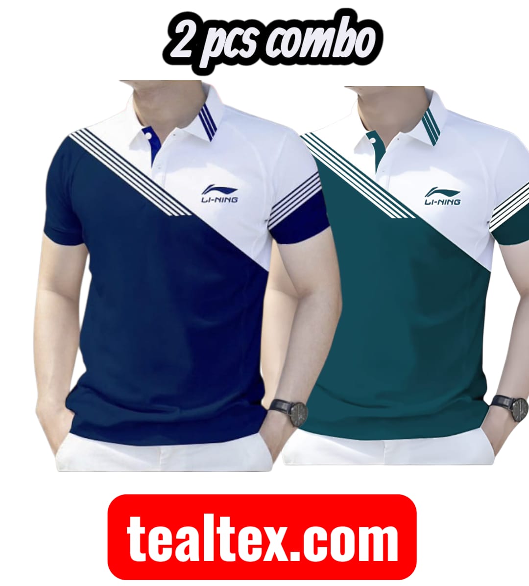 2 Pcs Combo PK Cotton Polo Shirt For Men's [2-123]